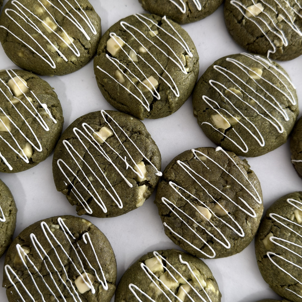 Matcha White Chocolate cookies